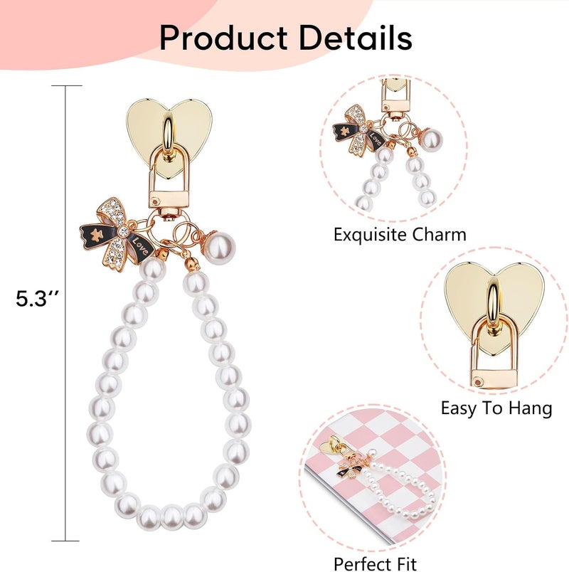 sunla Store Charm Chains for Kindle, Cute E-reader Phone Charm Bracelets Accessories Gift for Reader Booklovers Women for Kindle/Phone/Camera/Bag Decor - Image 2